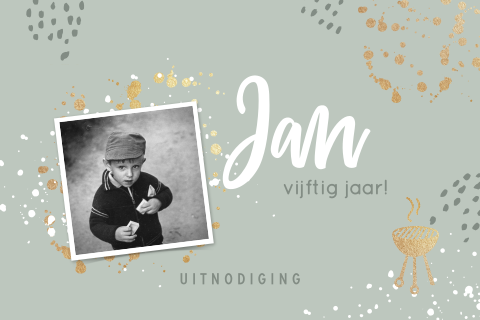 Verjaardagsuitnodiging 50 jaar