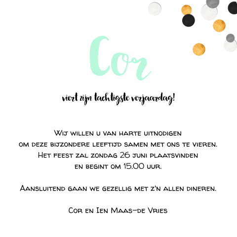 Kaart binnenkant