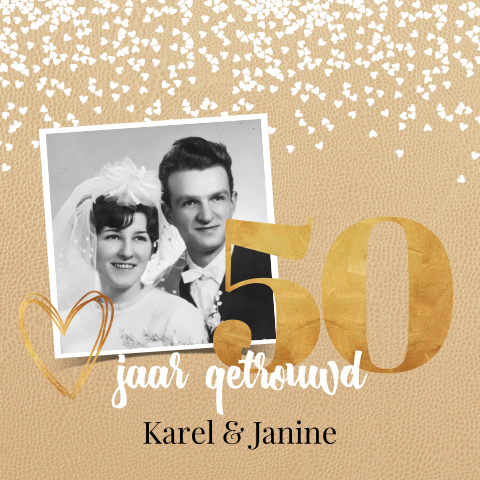 Jubileum 50 jaar met foto