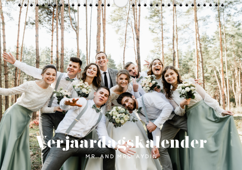 Klassieke verjaardagskalender zelf maken
