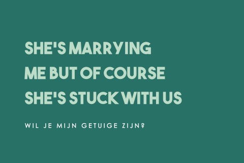 Kaart getuige vragen groen