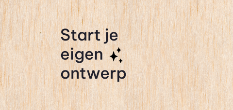 Zelf uitnodiging maken hout | panorama