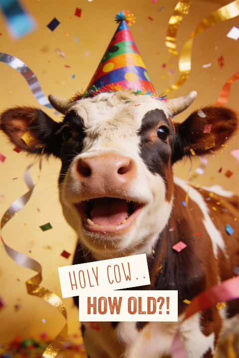 Wenskaart verjaardag confetti