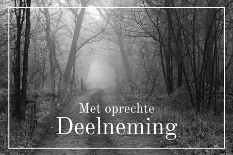 Kaart oprechte deelneming