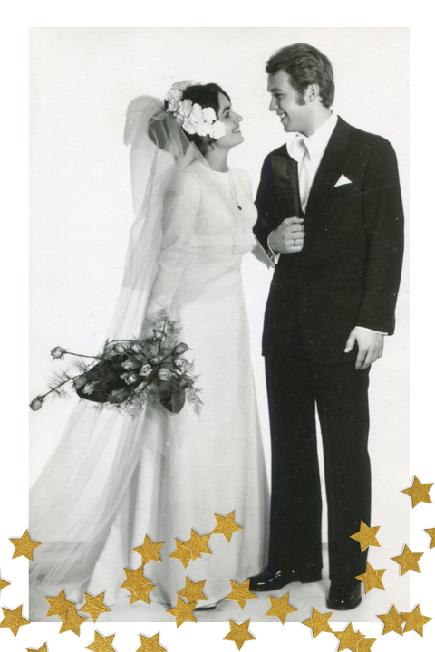 Uitnodigingskaart 50 jarig jubileum met foto