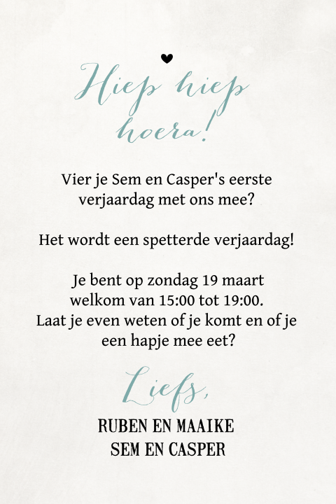 Kaart binnenkant