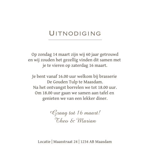 Kaart binnenkant