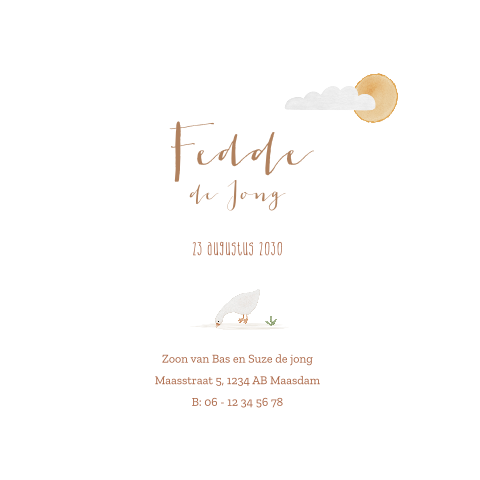 Kaart binnenkant