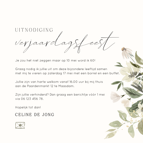 Kaart binnenkant