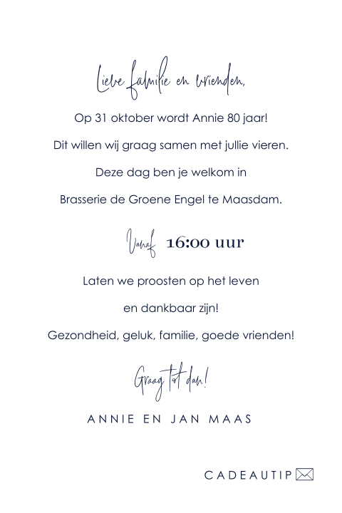 Kaart binnenkant