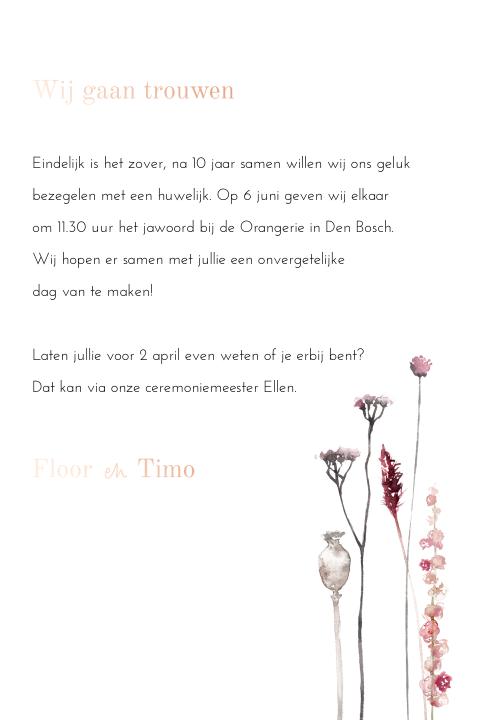 Kaart binnenkant
