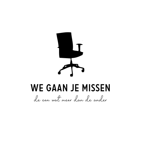 Ludieke wenskaart pensioen kantoor