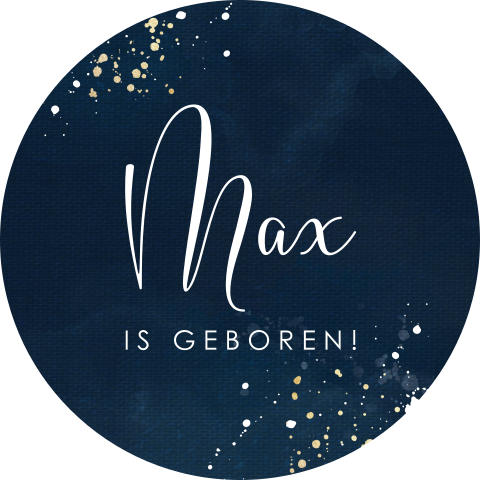 Originele geboorte raamsticker 60 cm