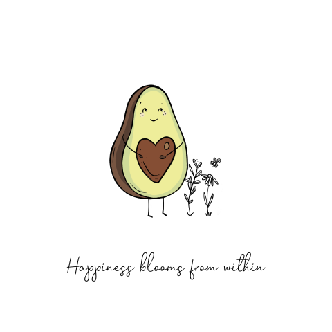 Felicitatiekaart zwangerschap avocado