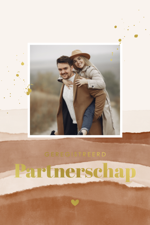 Fotokaart geregistreerd partnerschap