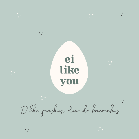 Originele Paaskaart met grappige tekst