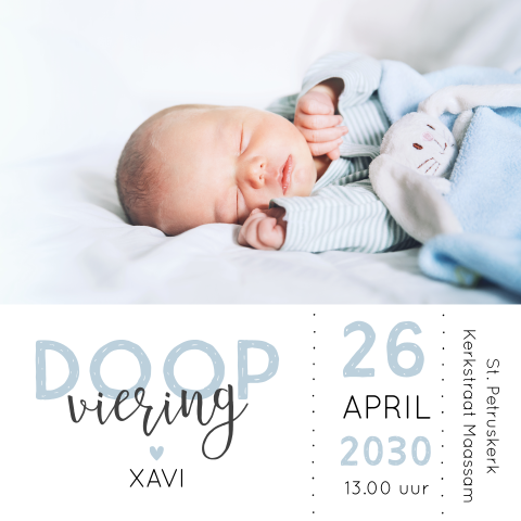 Hippe uitnodiging met originele typografie