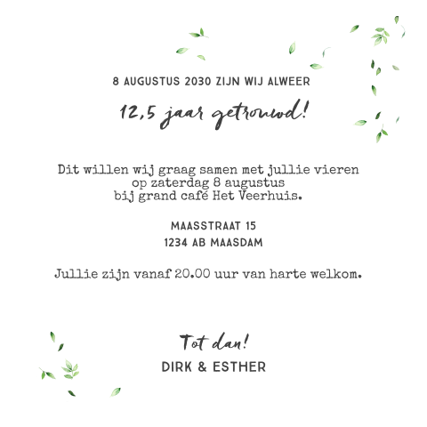 Kaart binnenkant