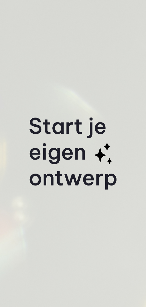 Geboortekaartje zelf maken langwerpig acryl