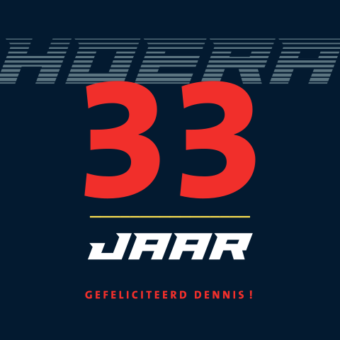 Originele verjaardagskaart formule 1 met leeftijd