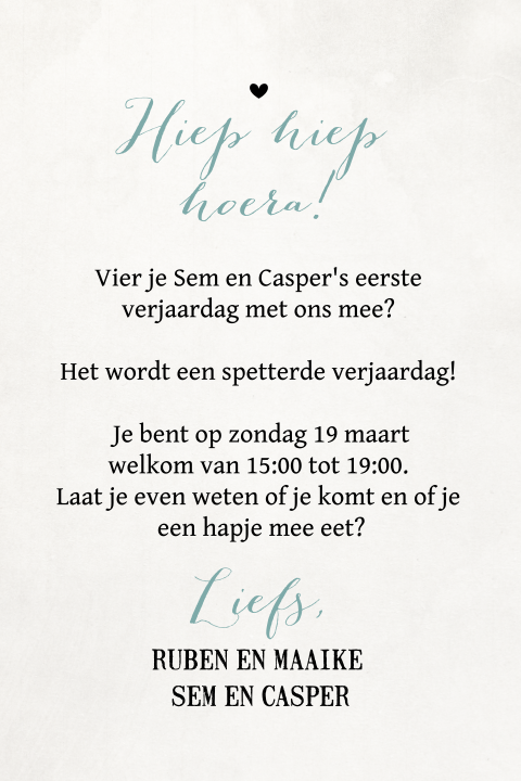Kaart binnenkant