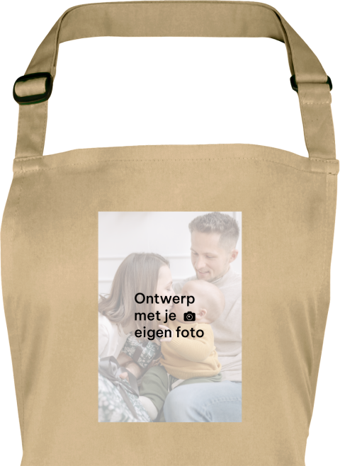 Gepersonaliseerd kookschort met eigen foto