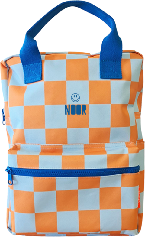 Rugzak gepersonaliseerd met naam en smiley