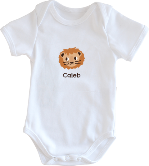Rompertje met leeuwtje en naam