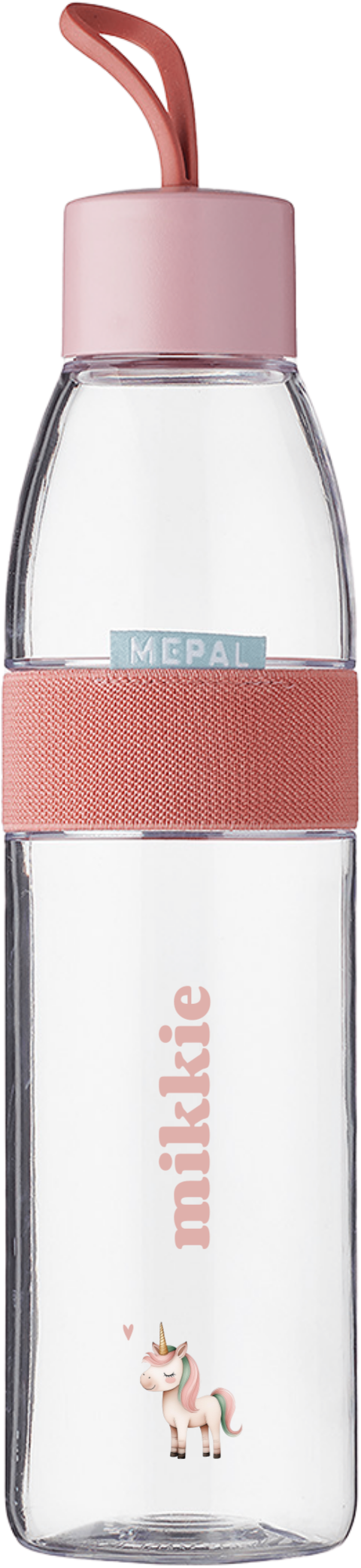 Mepal waterfles Ellipse met eenhoorn en naam