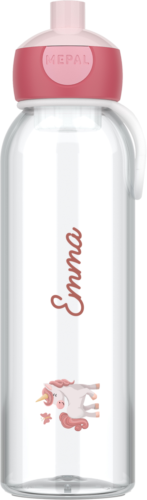 Mepal waterfles Campus met unicorn met naam