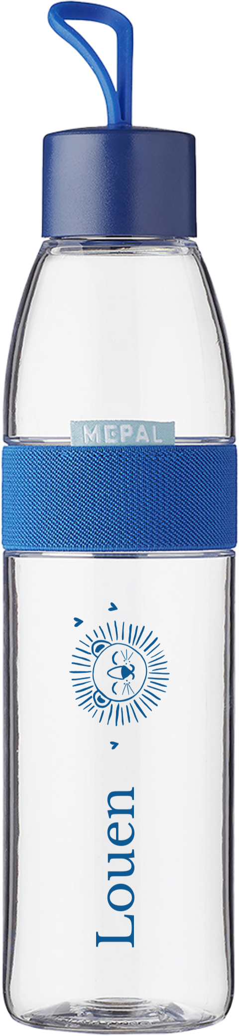 Mepal waterfles Ellipse met naam en lijntekening leeuw