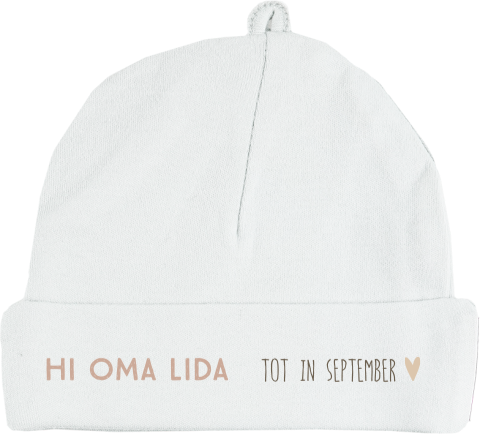 Mutsje zwangerschapsaankondiging voor oma