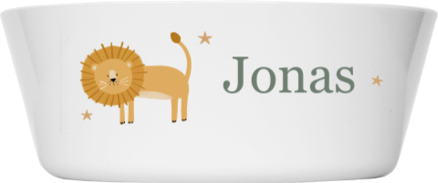 Kinderkommetje met naam en leeuw