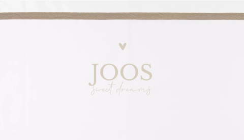 Kraamcadeau ledikant lakentje met naam