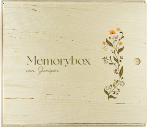 Presentatiedoos met stijlvolle bloemen