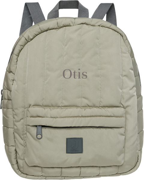 Rugzakje met naam geborduurd | Puffed rugzak Jollein