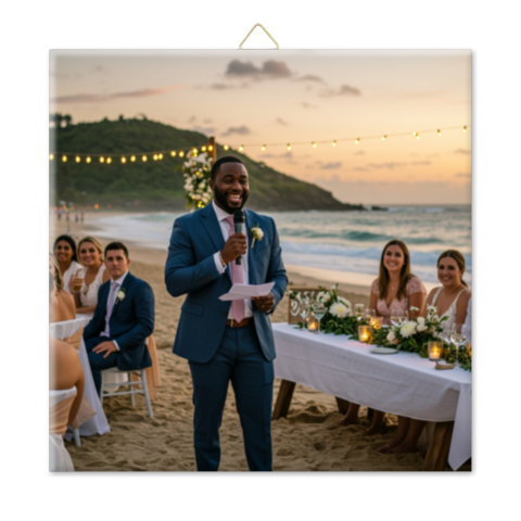 Tegeltje met foto personaliseren