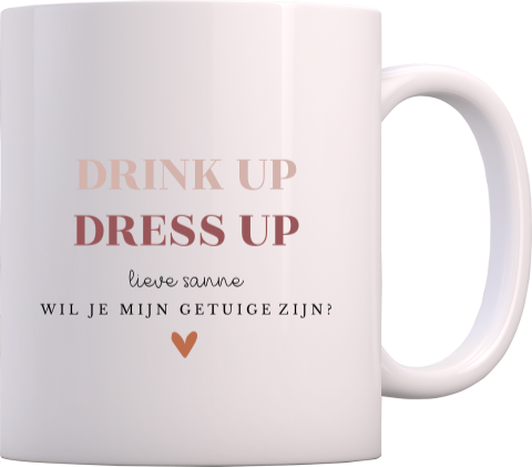 Mok getuige vragen oud roze met hartje