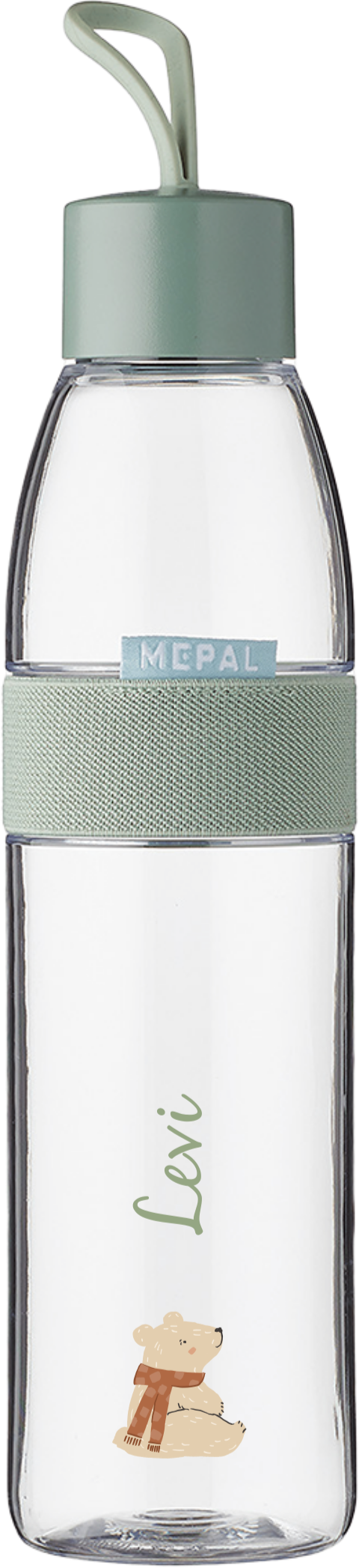Mepal waterfles Ellipse met naam en beertje