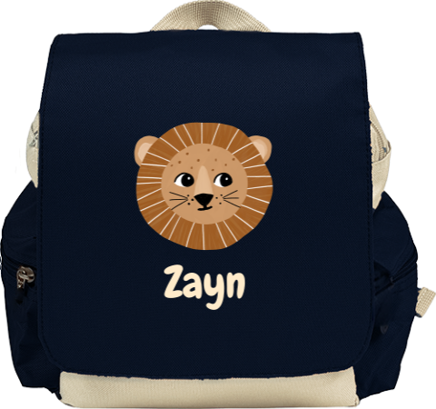 Rugzak Adventure met leeuwtje en naam