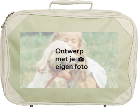 Logeerkoffertje met eigen foto ontwerp