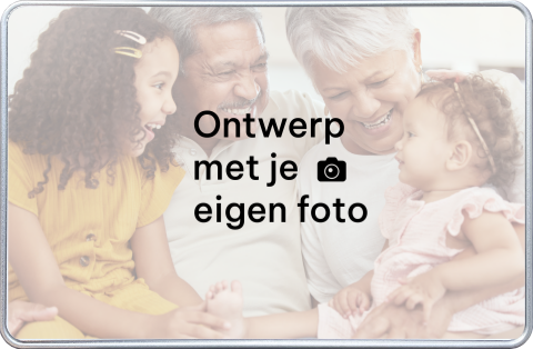 Koekblik met eigen foto personaliseren