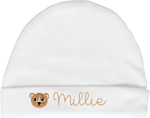 Babymutsje met panter