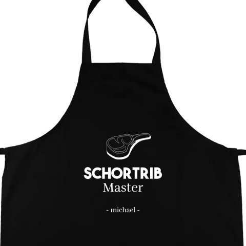 Kookschort met humoristisch schortrib design als origineel geschenk