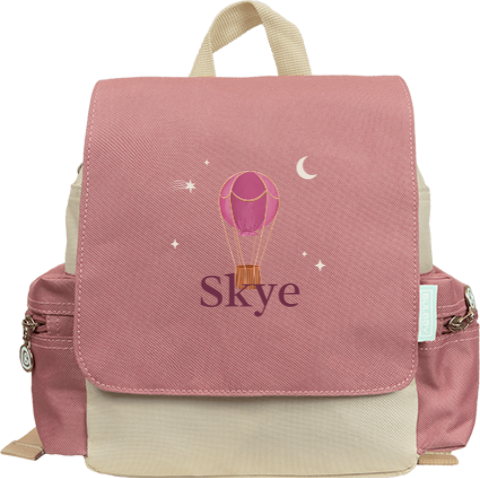 Rugzak Adventure met naam en luchtballon 
