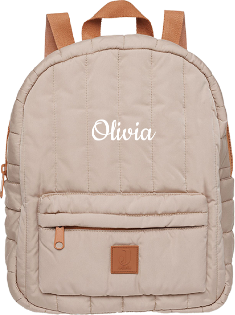 Rugzakje met naam geborduurd | Rugzak Jollein