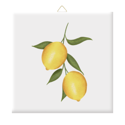 Tegeltje met citroenen