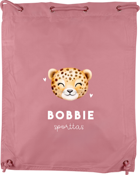 Gymtas met naam en panter