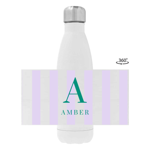 Thermosfles met speelse hydrate-print als origineel relatiegeschenk