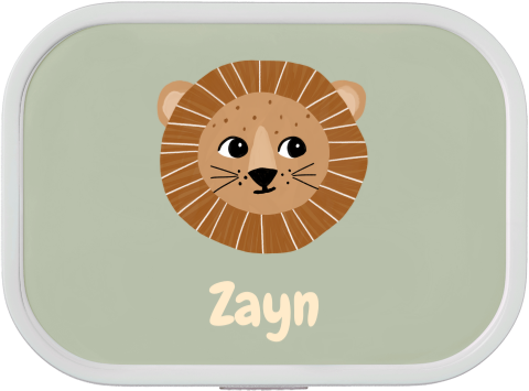 Mepal lunchbox Campus met leeuw en naam